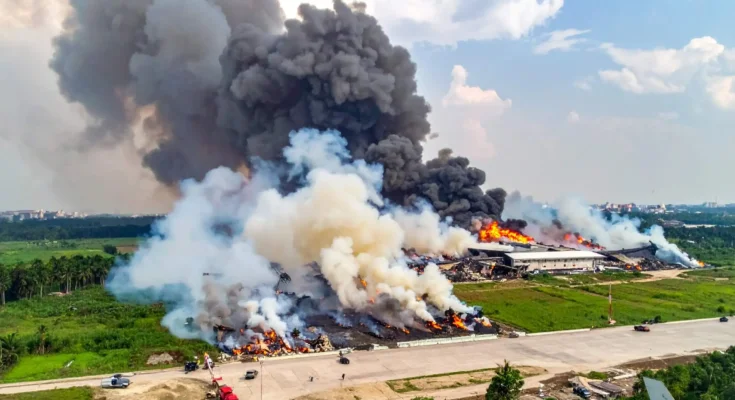 ঢাকা বিমানবন্দরের অগ্নিকাণ্ড ছবি বা পিকচার