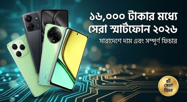 ১৬,০০০ টাকার মধ্যে সেরা ৫টি মোবাইল