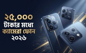 ২৫,০০০ টাকার মধ্যে সেরা ৫টি ক্যামেরা ফোন ২০২৬