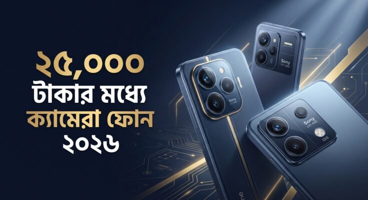 ২৫,০০০ টাকার মধ্যে সেরা ৫টি ক্যামেরা ফোন ২০২৬
